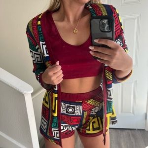 3 piece abstract outfit